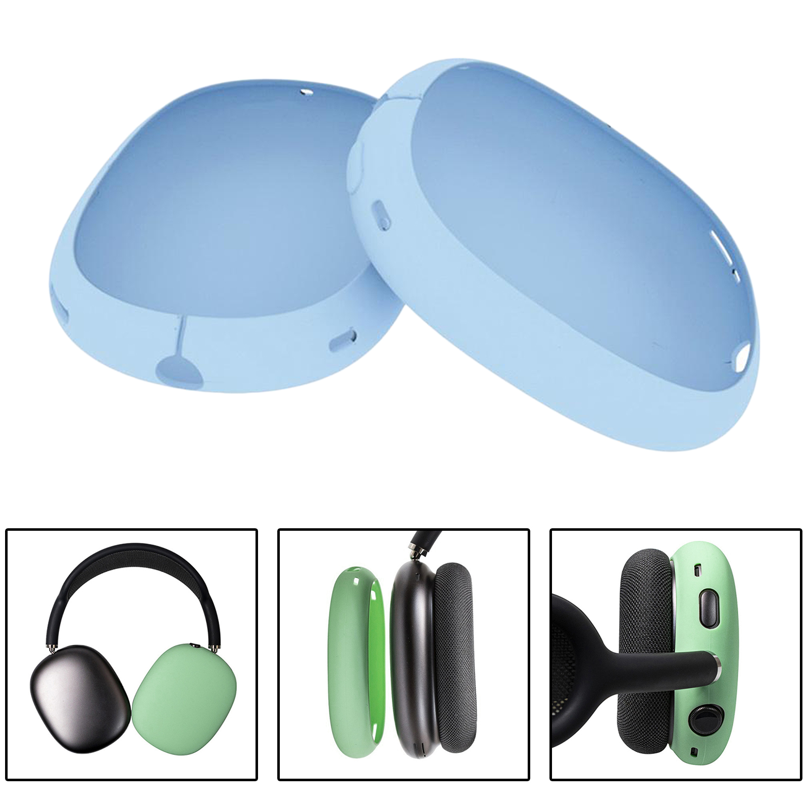 Silicone Skin Cover for  Max Headphones, Scratch Protection Case/Earpieces Cover/Headset Speakers Skin Protector