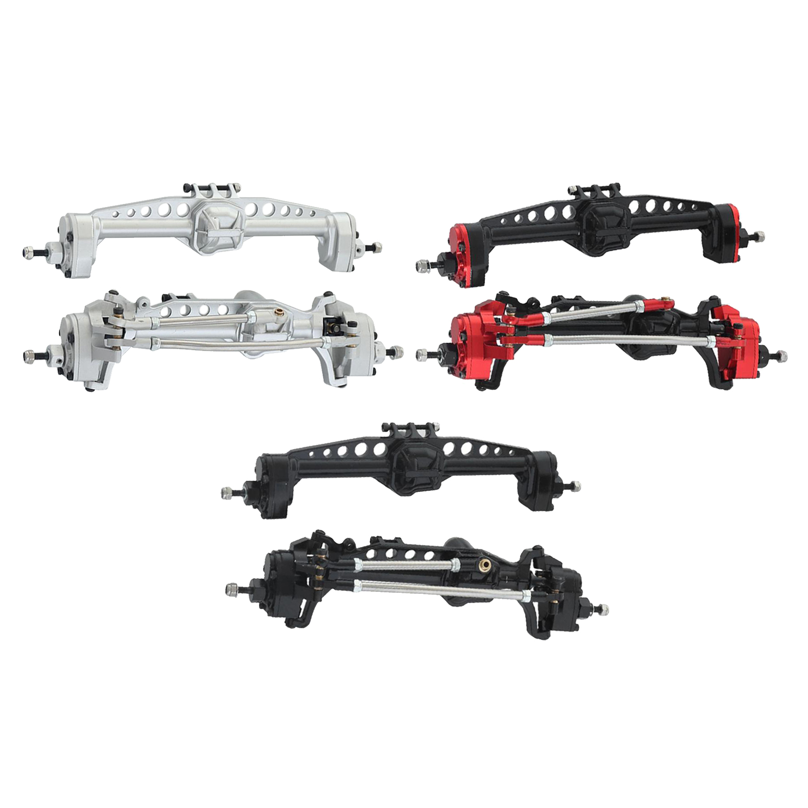 Complete Front& Rear Portal Axle For Axial SCX10 III AX103007 RC Crawler Car