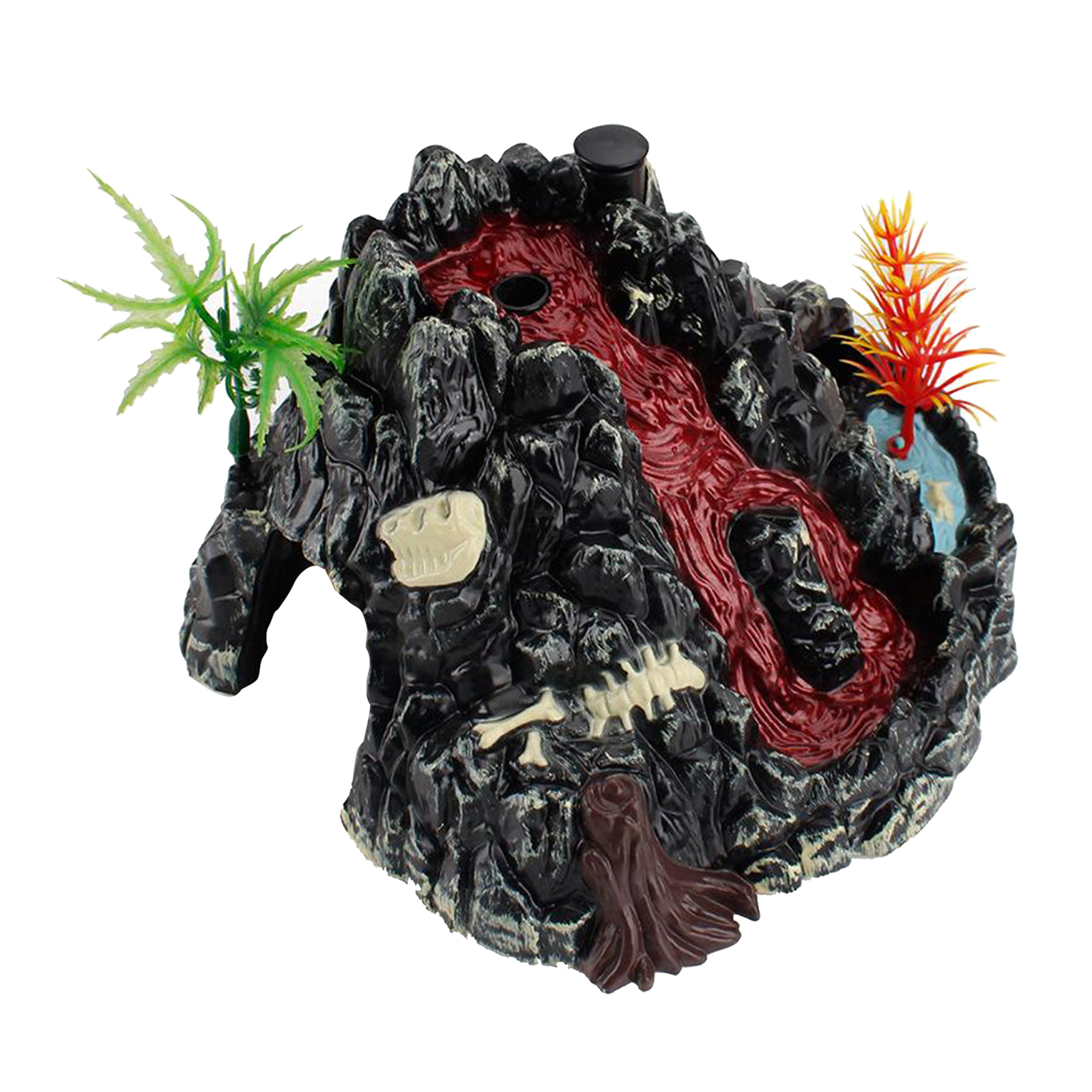 Realistic Electric Volcano Eruptions with Red Light Kit Kids Toys Play Set