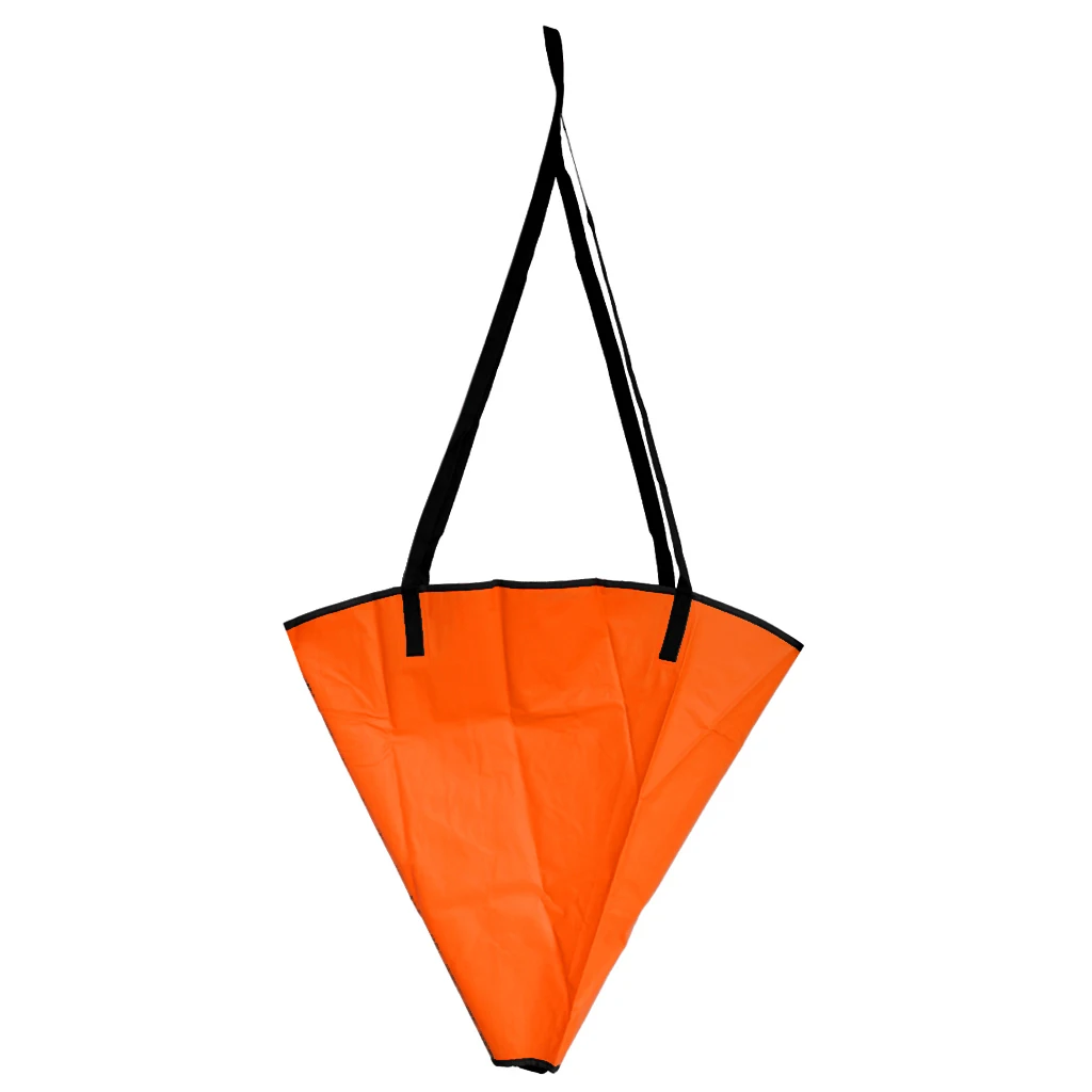 32'' Orange PVC  Sock Sea Anchor Drogue, Sea Brake Fits Boats Up To 20'