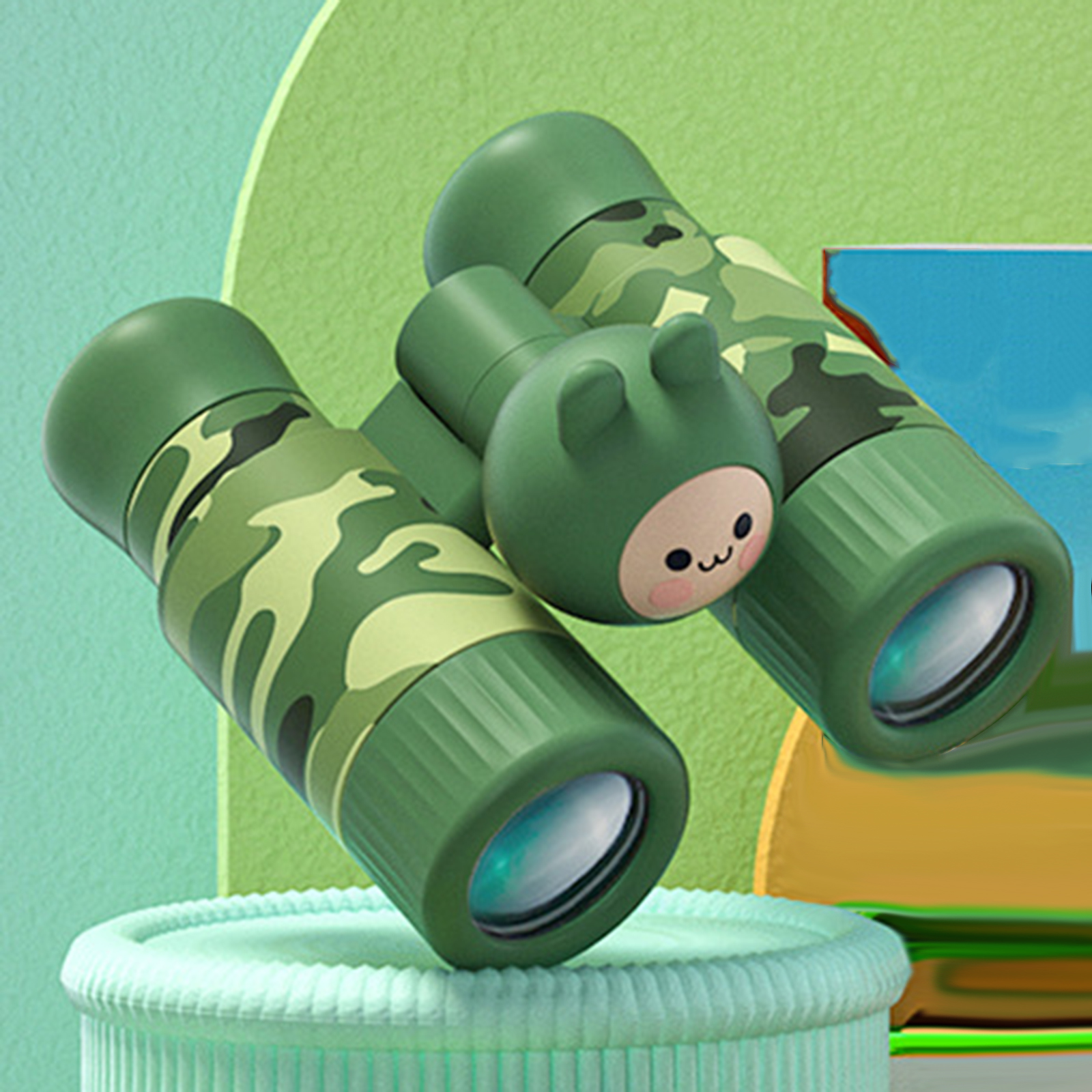 Kids Binoculars 10X High Coverage Magnifier Toy Bird Watching Camping Gifts
