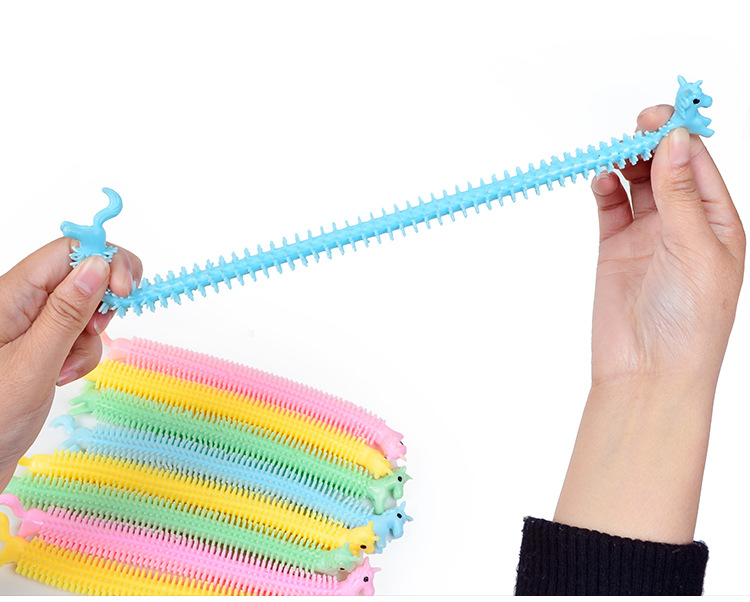 Stretch Worm Noodle Fidget Toys Sensory Anti Stress String Set_voghion.com