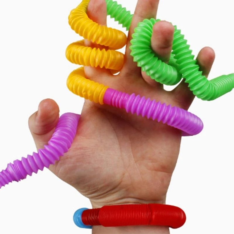 dumplings stress ball Children's Sensory Toys, Decompression Toys, Extension Tubes, Random Colors P31B mesh stress ball