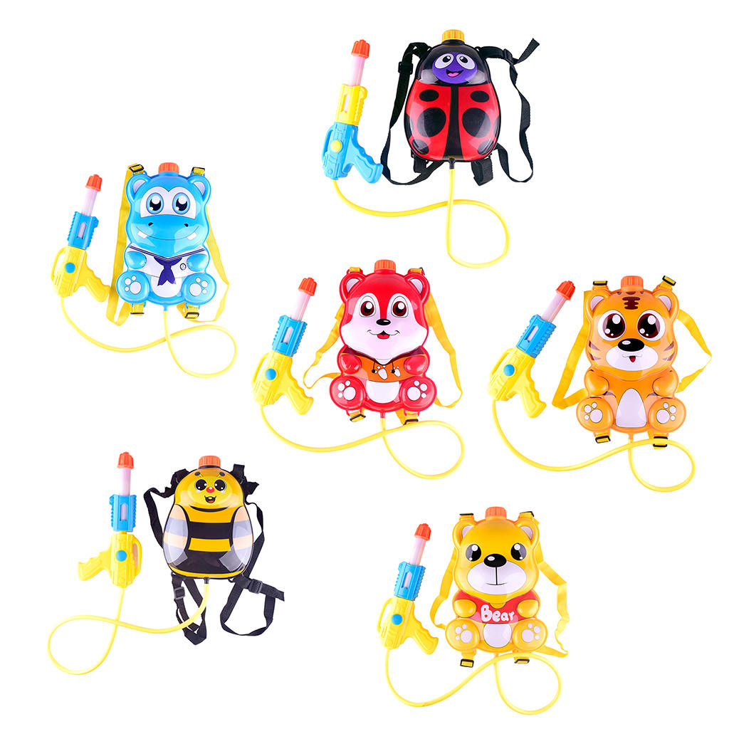 Water Gun Backpack Squirt Pool Toy Soaker Pressure Pump Spray Super Kids