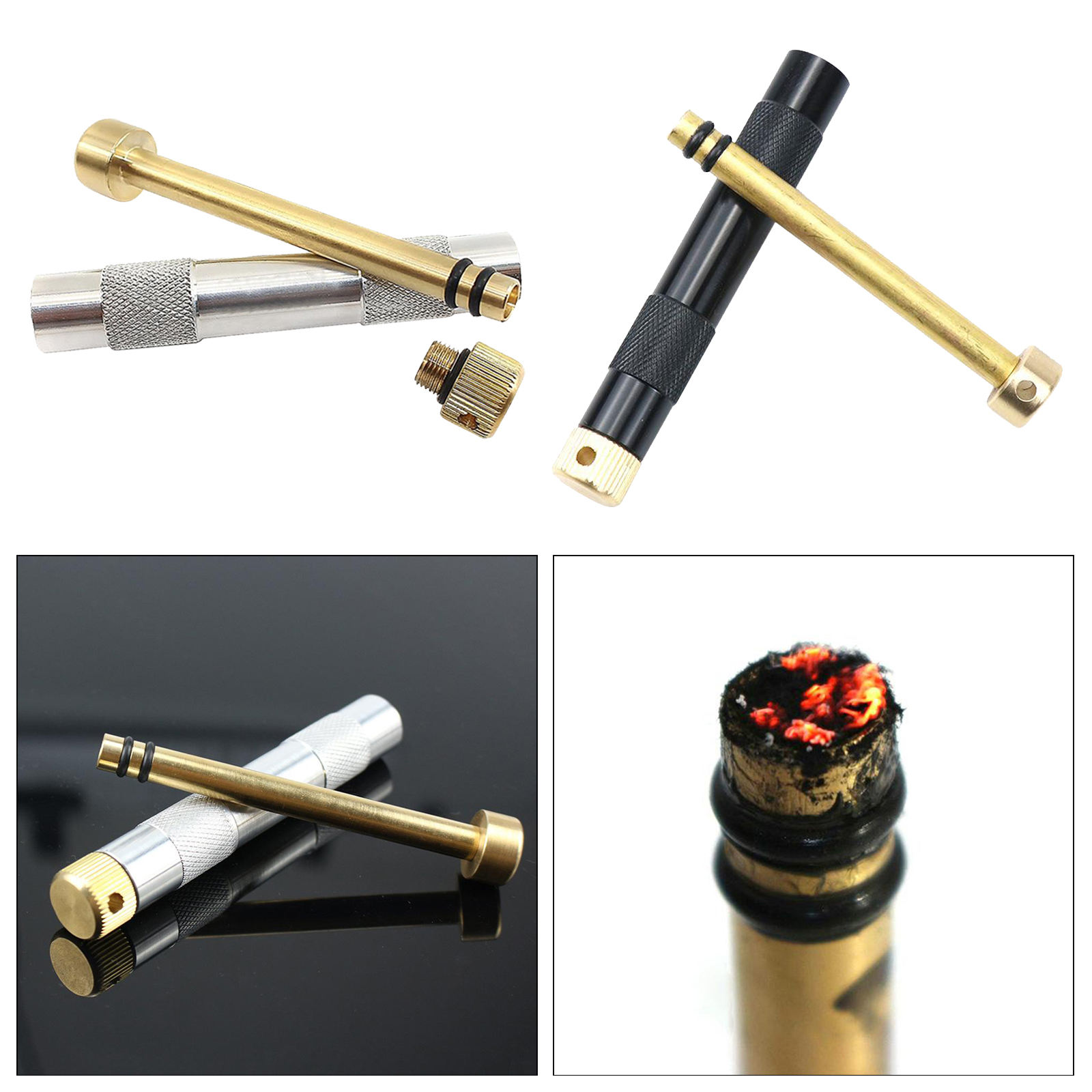 Outdoor Emergency Metal Fire Piston Camping Hunting Survival Tool