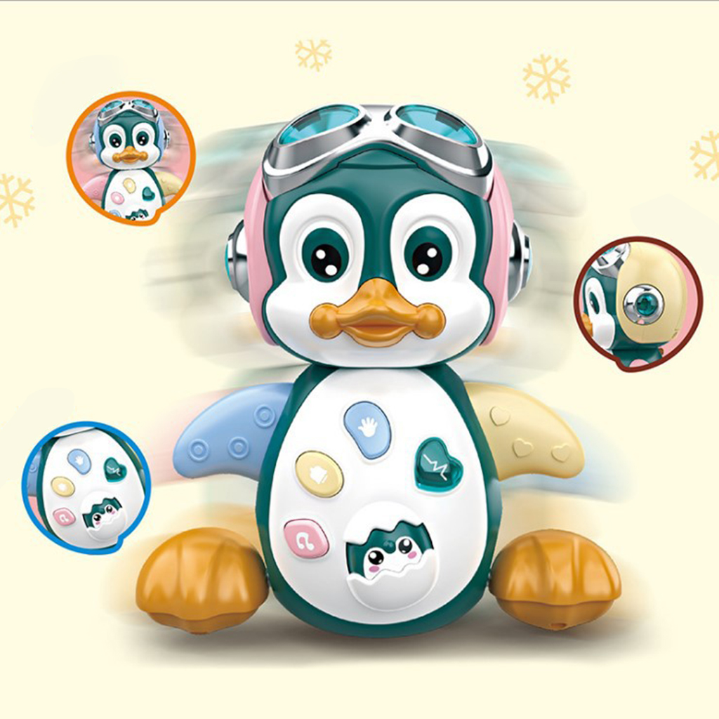 Electric Dancing Penguin Toy Singing and Sounds Interactive Animal Toys Awesome for Toddler Infants