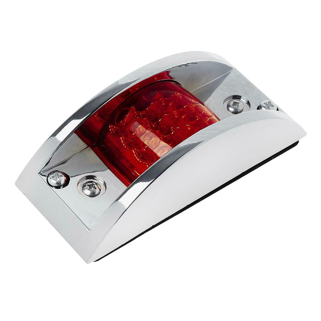 LED Side Marker Fender Light Waterproof Surface Mount Sealed Light Lens