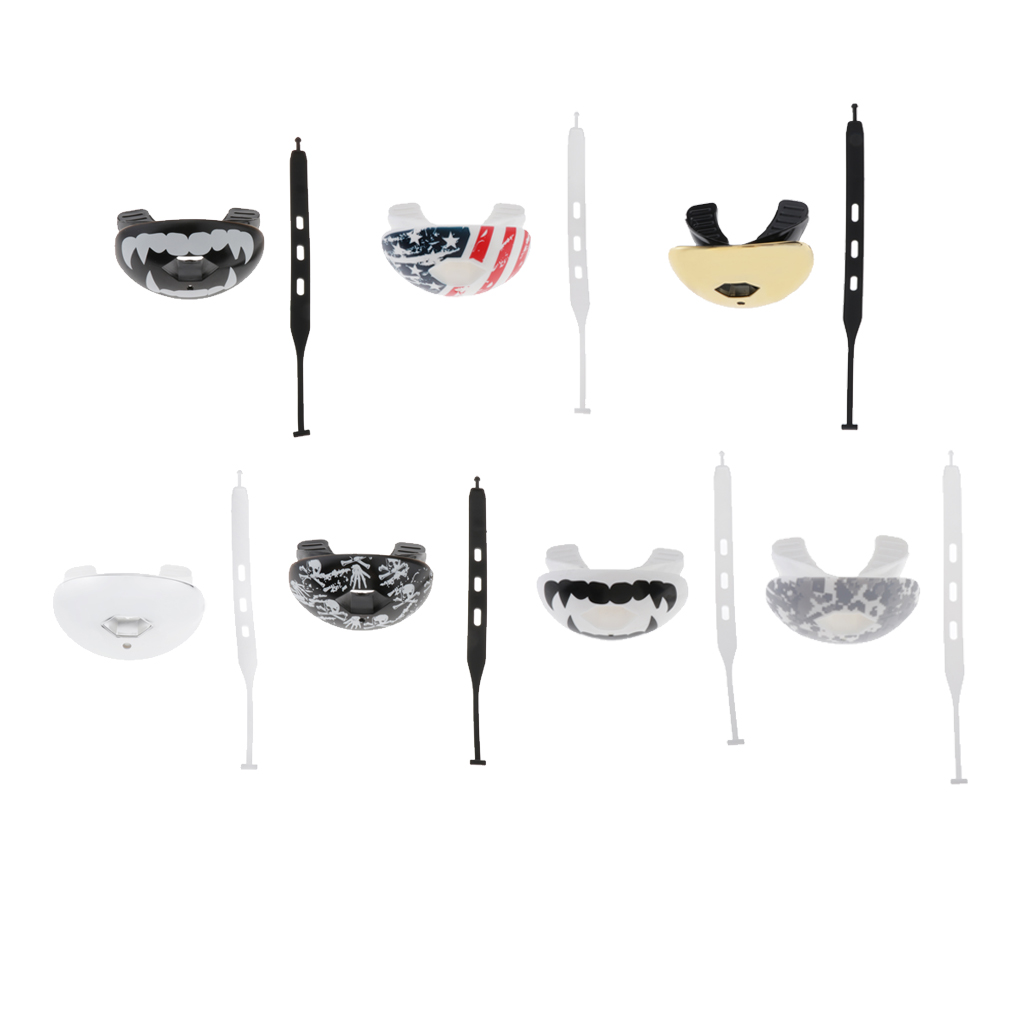 Pro Mouth Guard, Sports Mouthguard with Strap for Football, Basketball, Hockey,