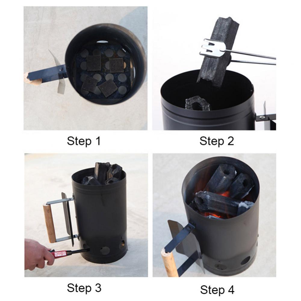 Title 5, Fast Charcoal Ignition Barrel Carbon Stove Outd...