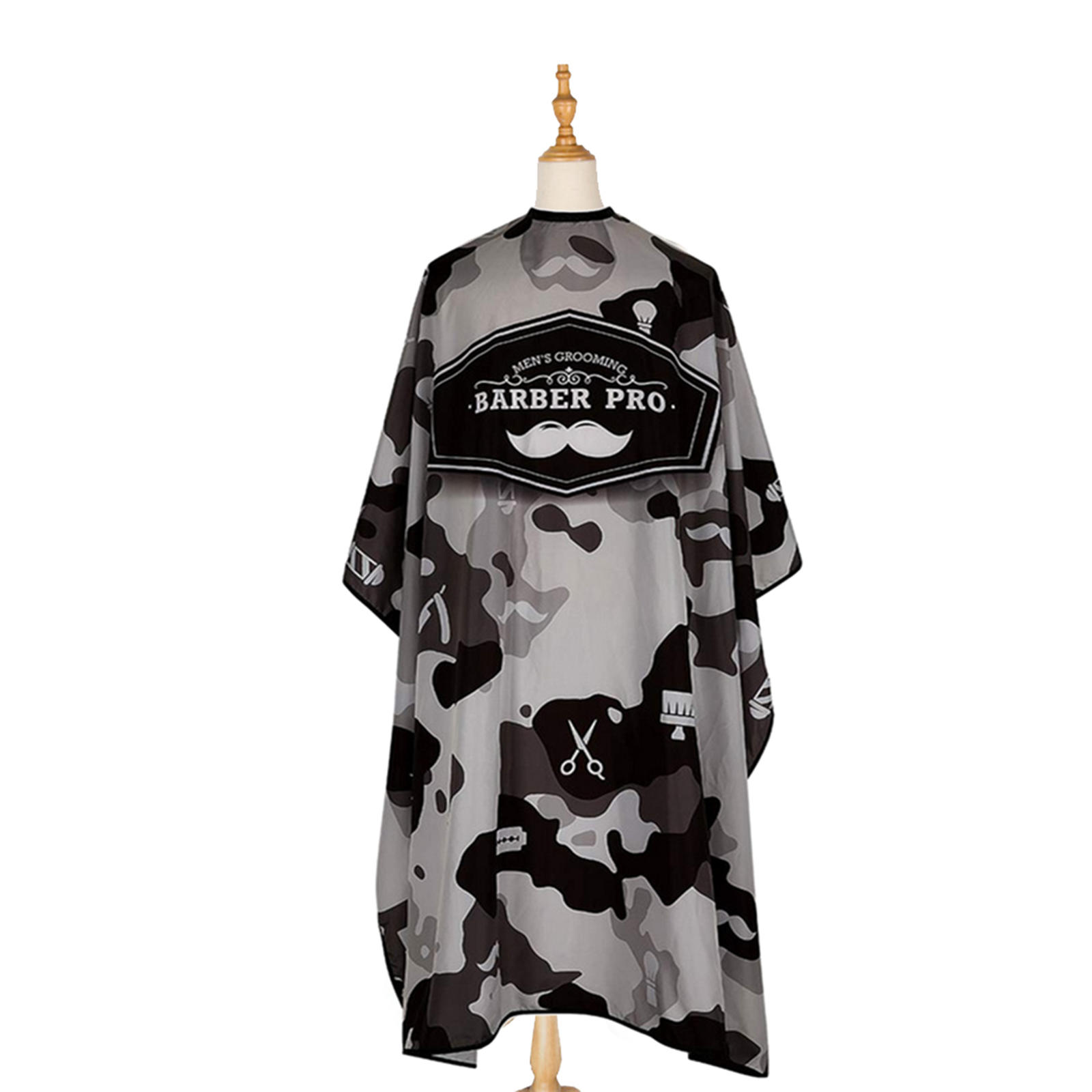 Barber Cape Professional Camouflage Large Cloth Gown Salon Cape for Hair Styling Hair Cut Hair-Cutting Men Women Unisex
