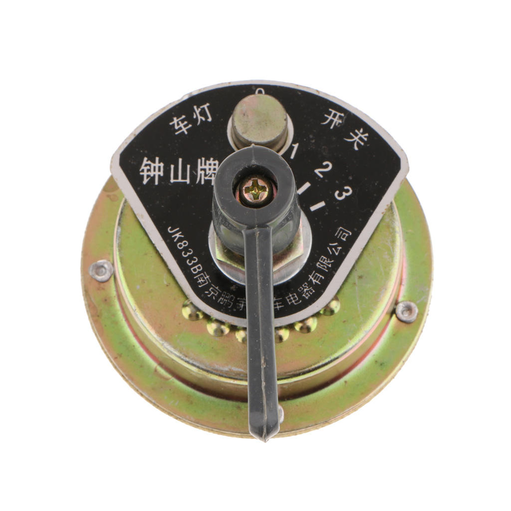 Tractor Forklift Truck Scooter 3 Position Switch Lock for Headlight Lamp