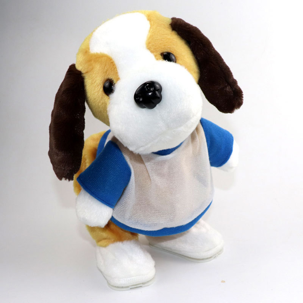 Novelty Electric Dog Plush Stuffed Dancing with Sound Dolls Educational Toys