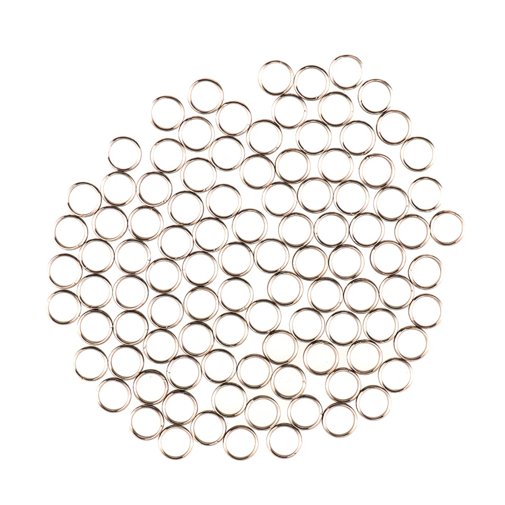 100Pcs Stainless Steel  Shaft O-Rings Round Guard Rings Protect Shaft