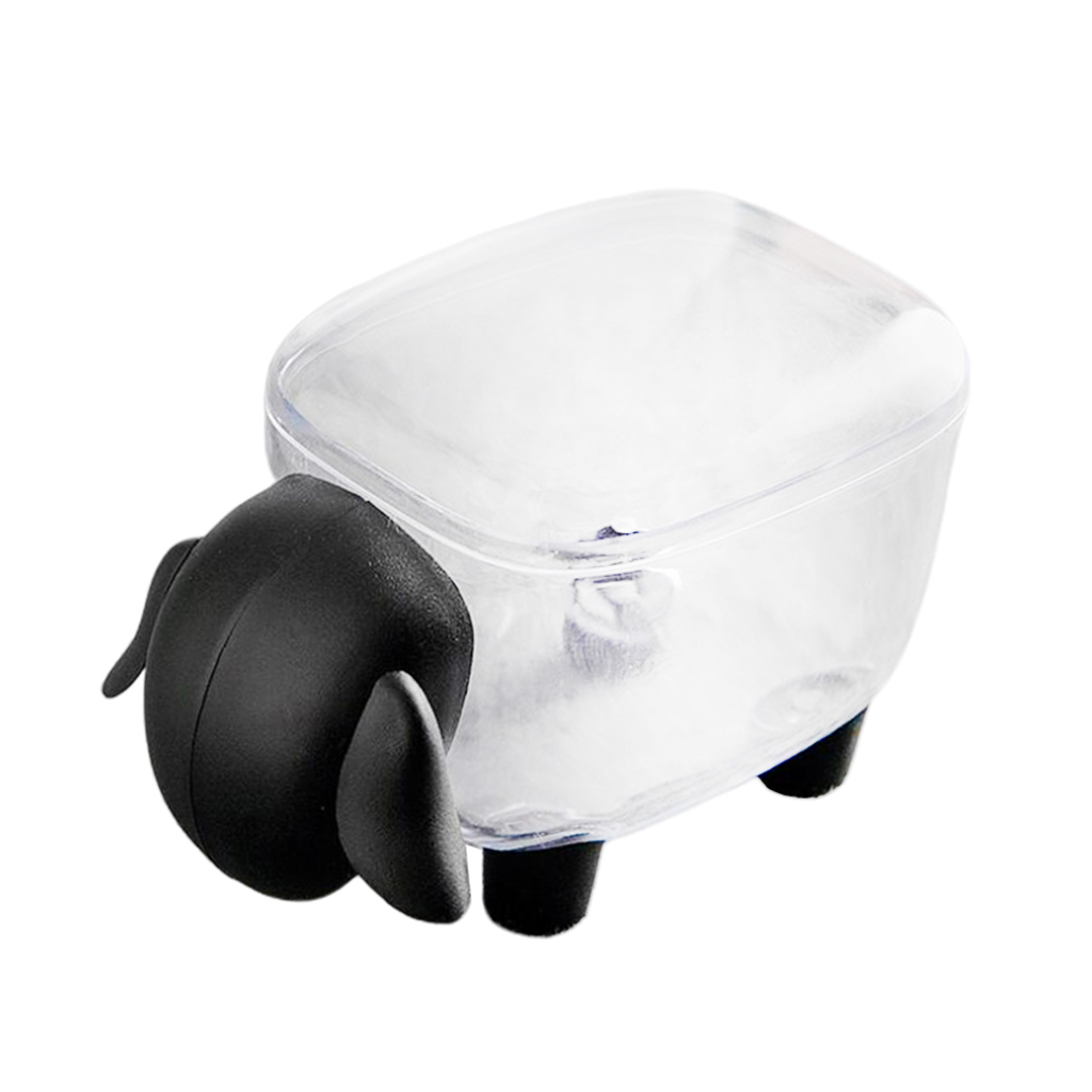Nordic Style Clear Storage Box Organizer With Lid Sheep/Elephant F/bar KTV