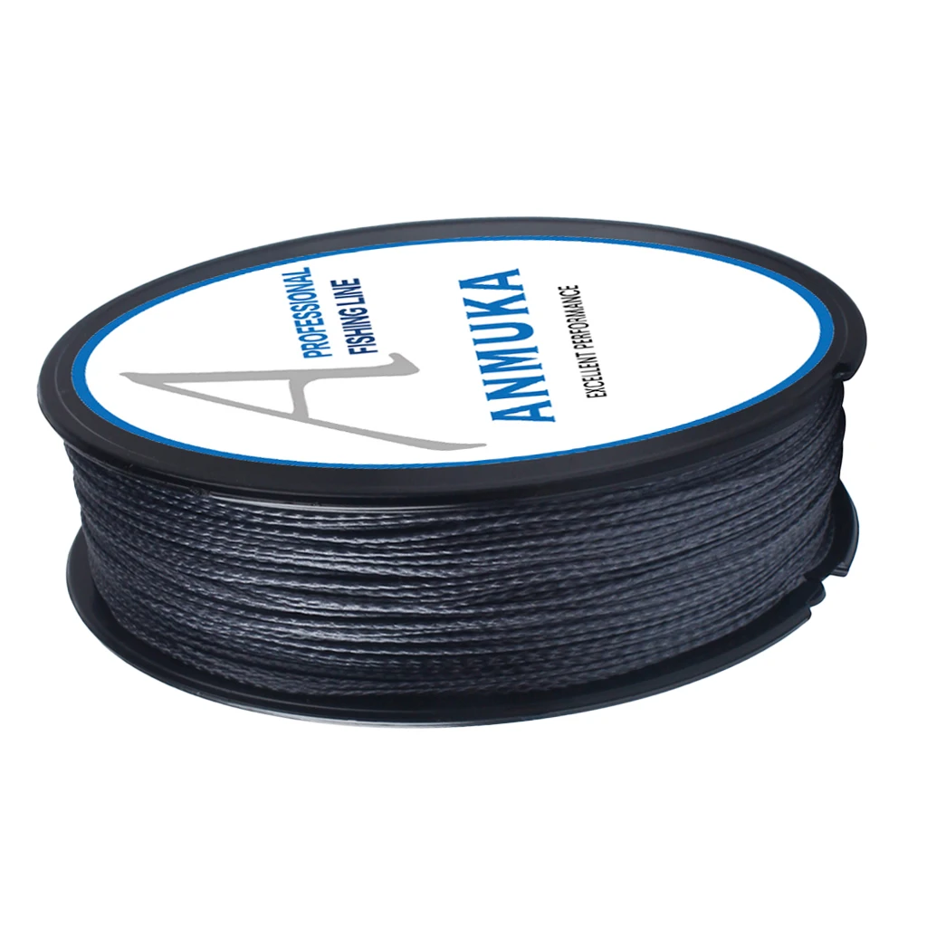 100M Improved Braided Fishing Line 8 Strands PE Casting Fishing Line Incredible Superline String 100m Gray