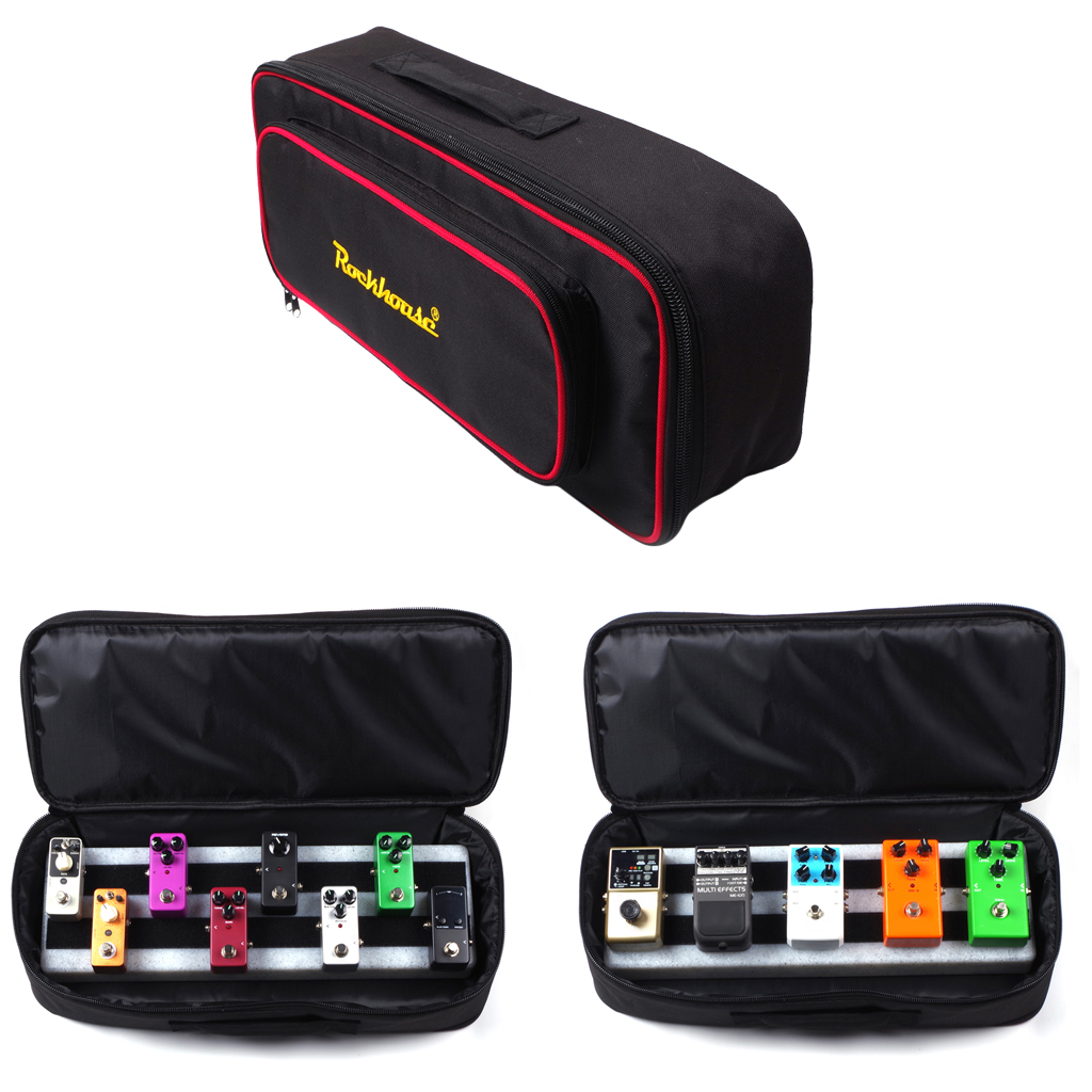 Guitar Effects Pedal Board Bag Padded Utility Pedalboard Storage Holder Case