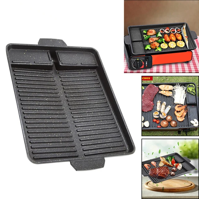 Barbecue Plate Griddle Large Griddle Pan With Higher Edge Griddle Pan For  Stove Top Multi Cooker Deep Roasting Grill Pan - AliExpress