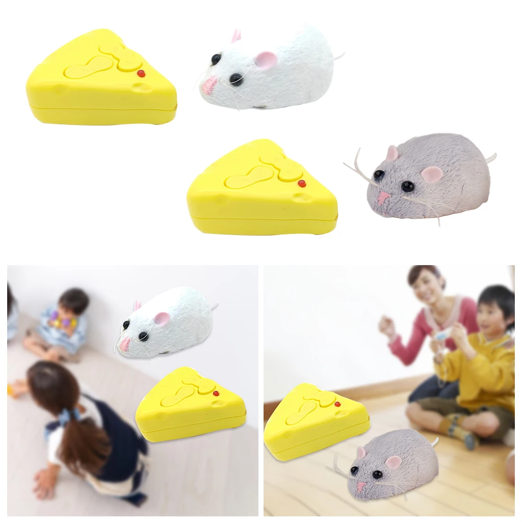 RC Wireless Rat Toy Electronic Remote Control Toy Wireless Remote Control Rat Mouse Toy Gifts for Kids Pets
