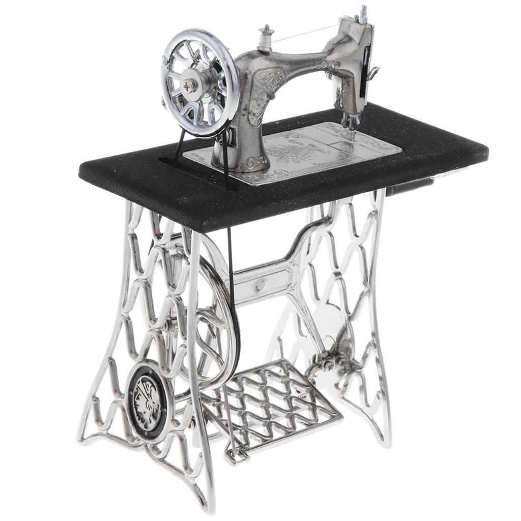 Dollhouse Miniature 1/10 Scale Dressmakers Accessory Single Sewing Machine