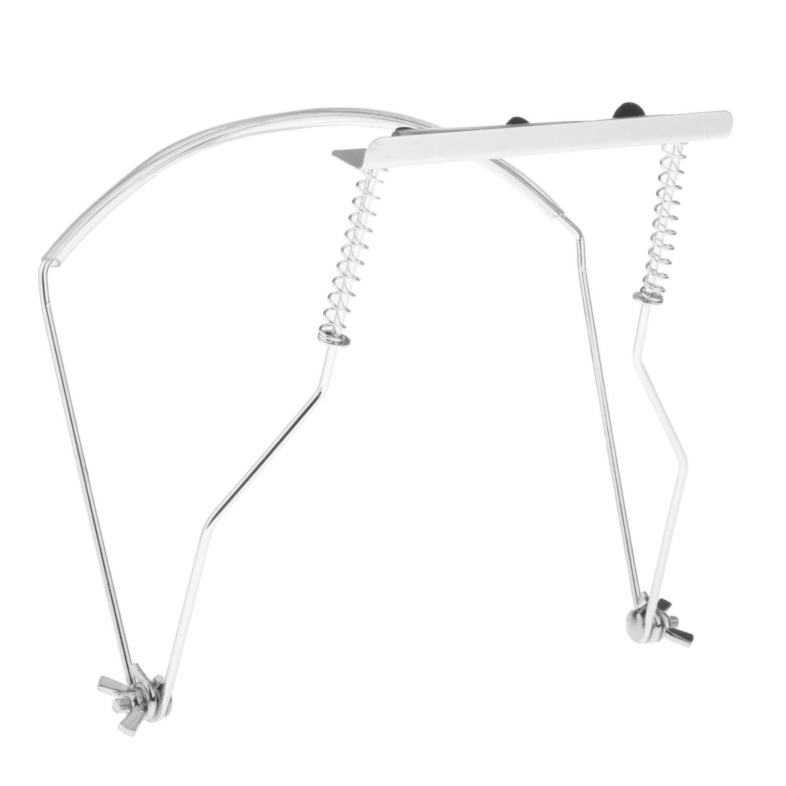 Beginner portable simple Harmonica Neck Holder Adjustable Mouth Organ Stand Harmonica Harp Rack Metal Steel