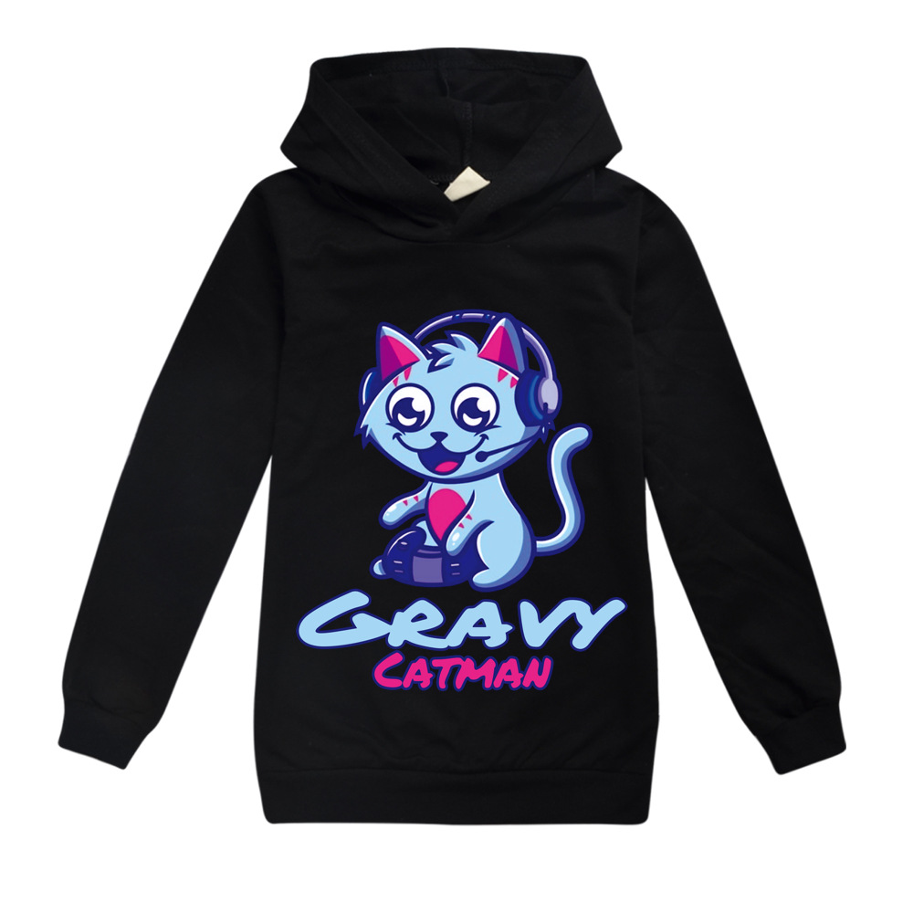 Gravycatman Turtleneck Sweatshirts Girl 