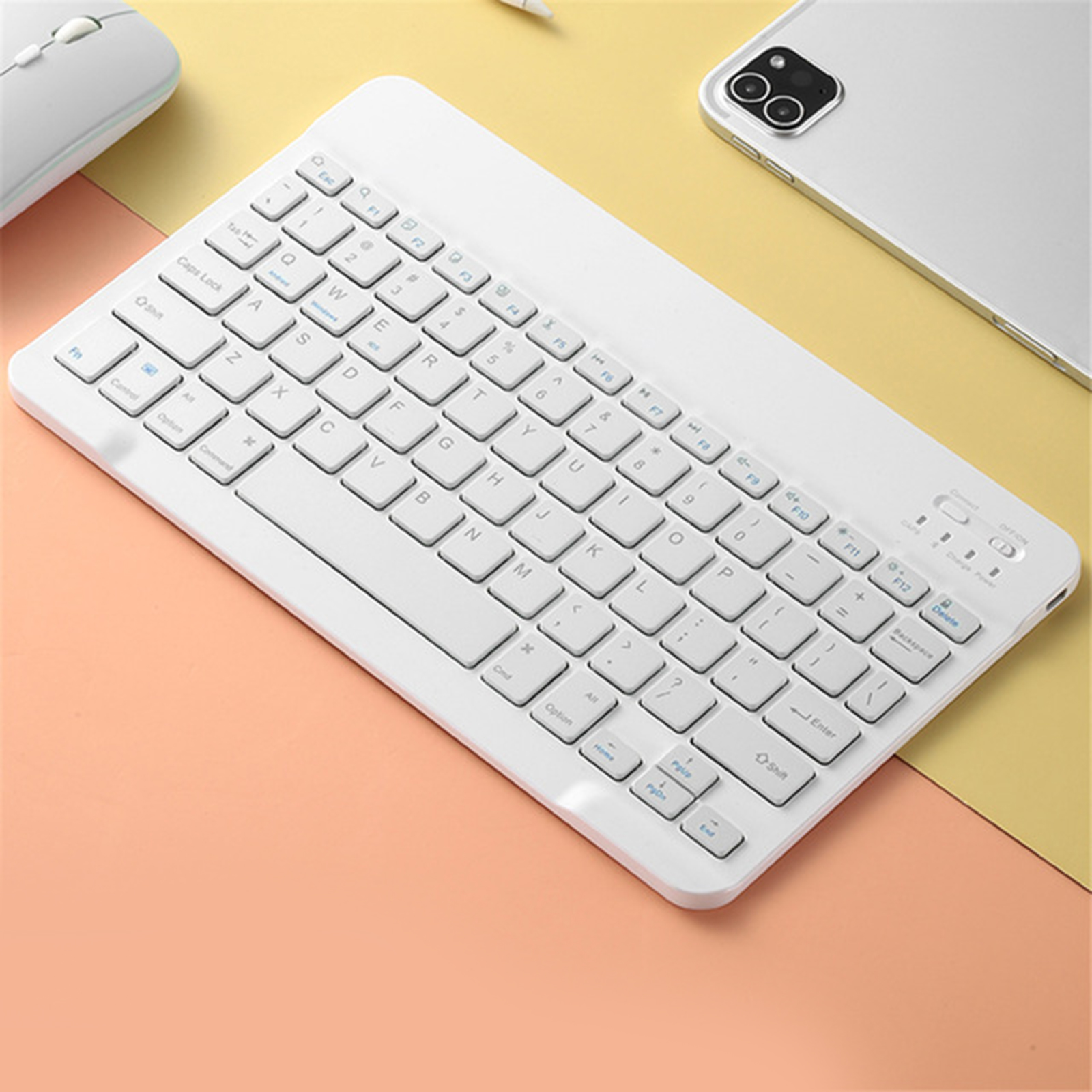 10 Inch Portable Mini Wireless Bluetooth Slim Keyboard for Android Windows