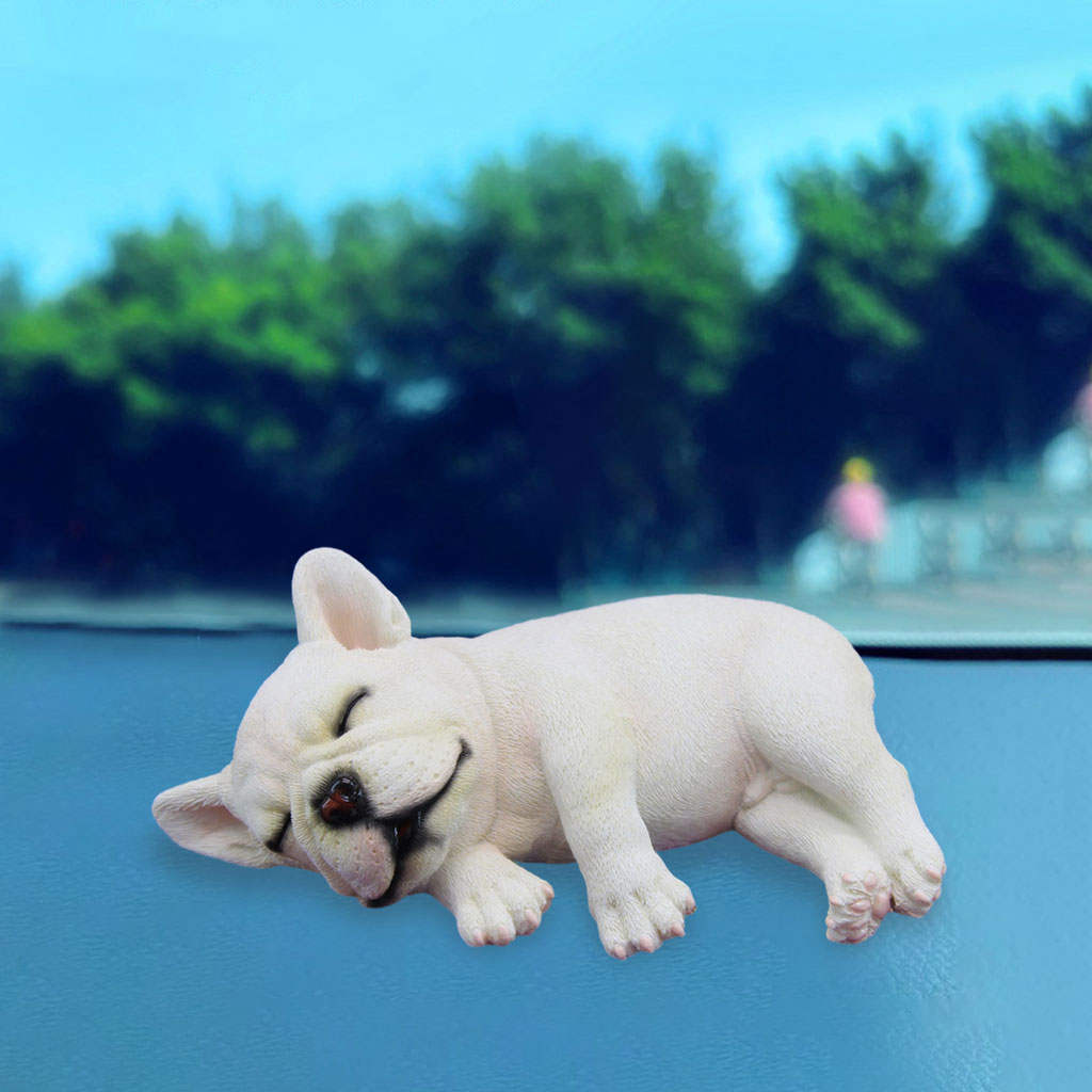Simulation   Figures Dog Model Lying and Sleepy Figures Desktop Decoration Collection Birthday Game Party Supplies