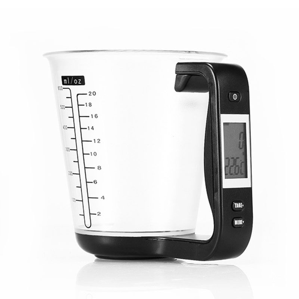 Digital Liquid Crystal Display Measuring Electronic Kitchen Detachable Cup Scale 3 Colors