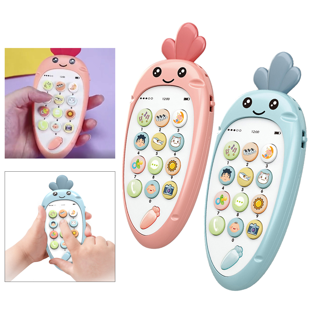 Electronic Pretend Play Bilingual Baby Musical Cell Phones Telephone Kids