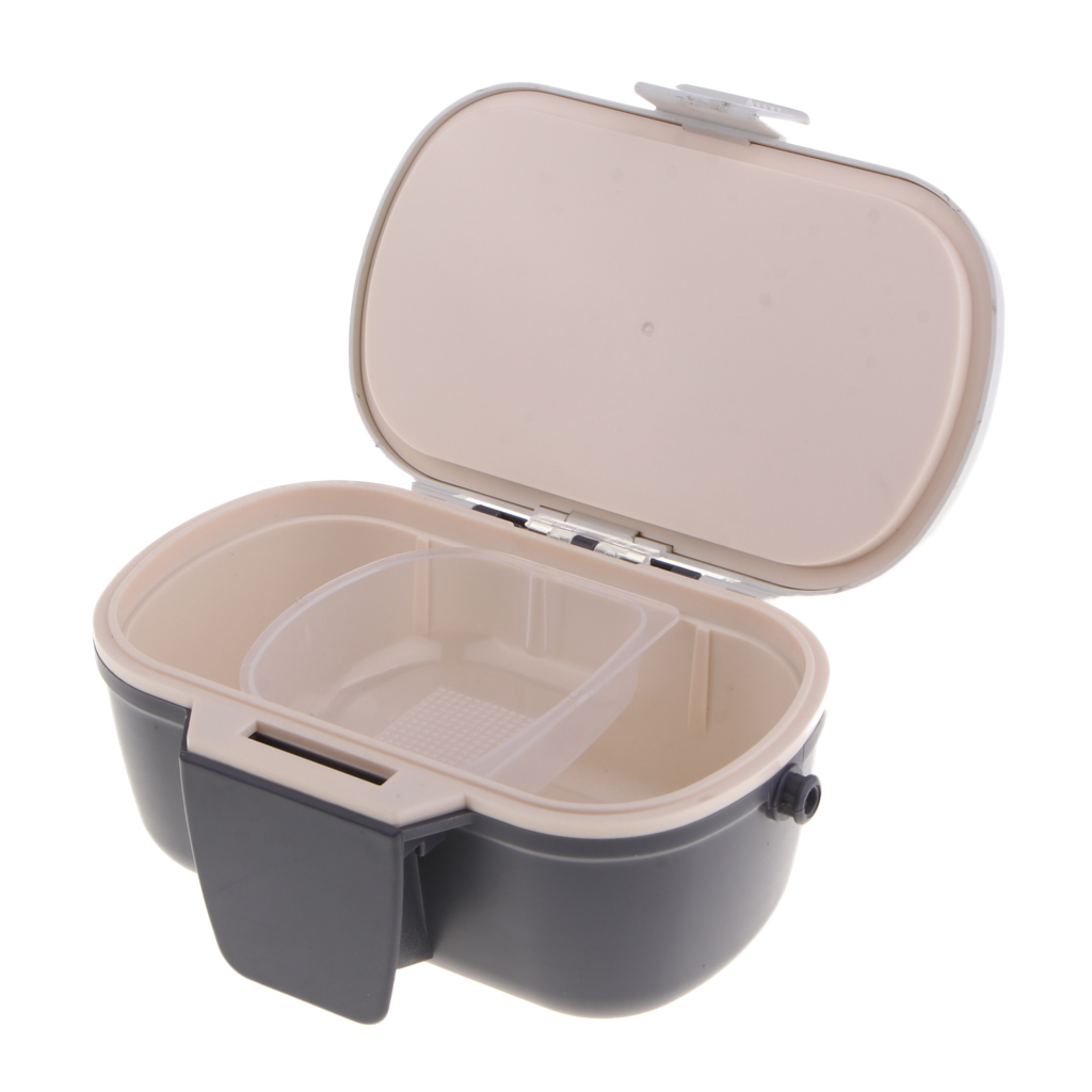 Fishing Live Bait Lure Box Case with Breathable Holes Worm Earthworm Storage Holder Fishing Tackles Box