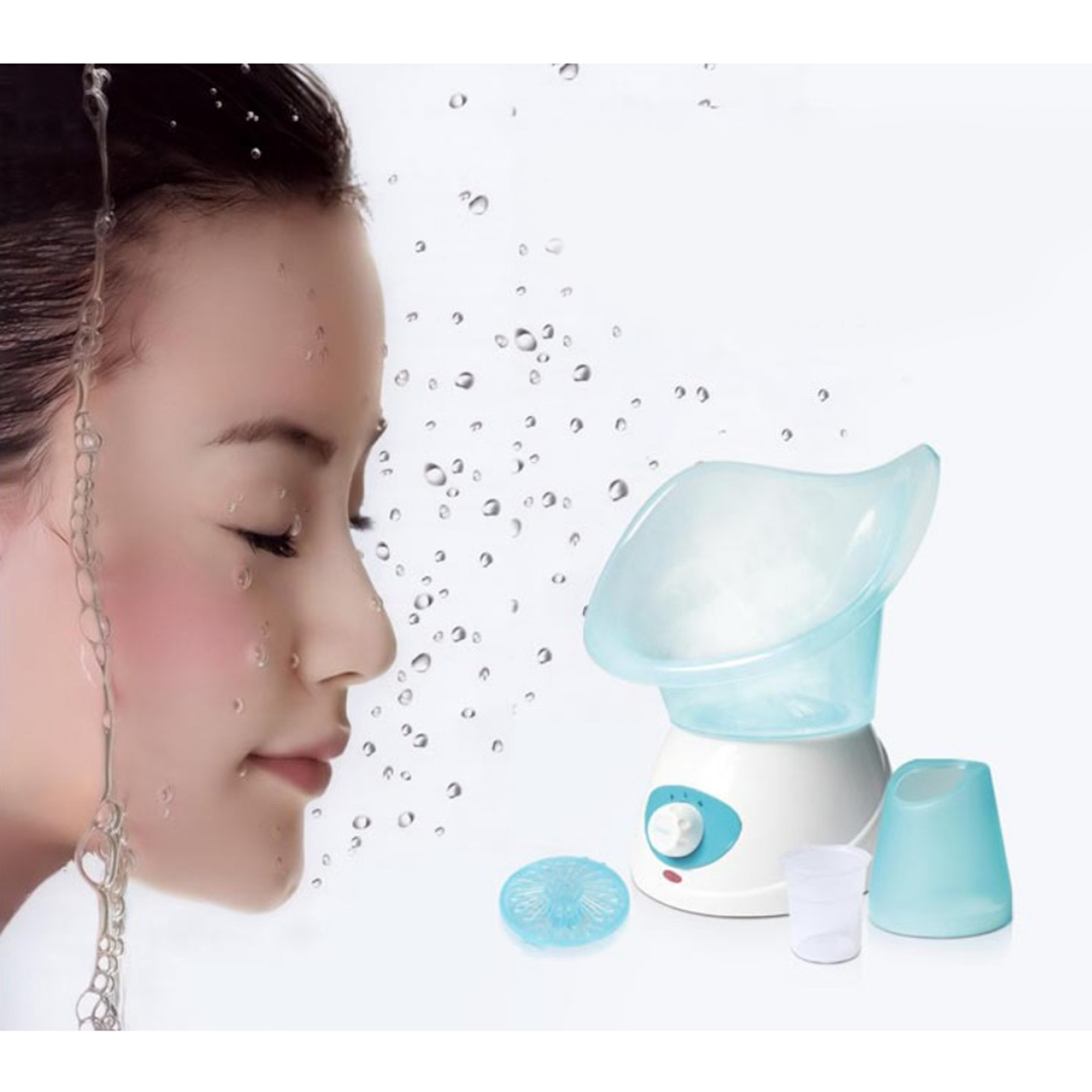 Beauty Face Steaming Device Facial Steamer Deep Cleaning Facial Cleaner Machine Atomizer EU Plug