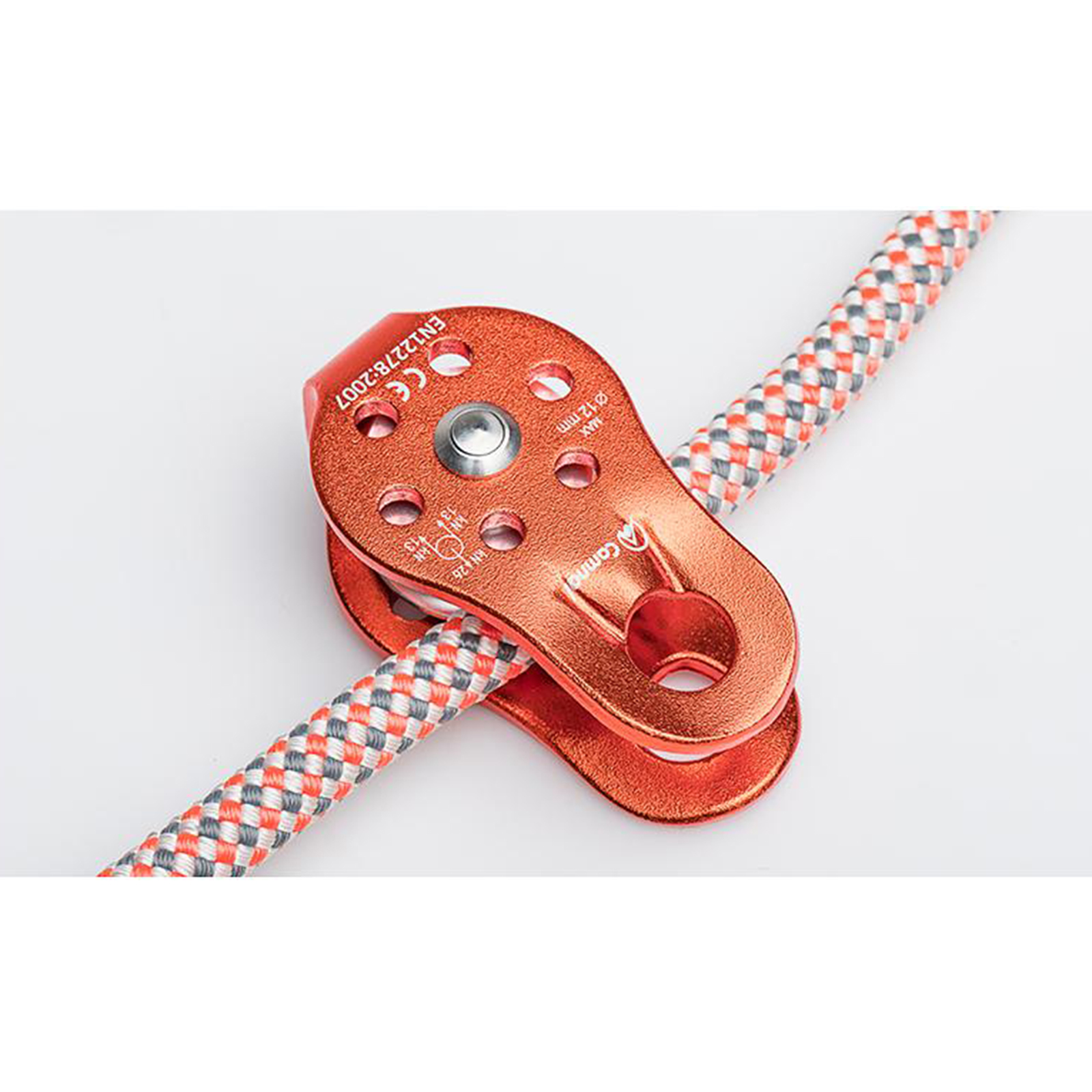 Heavy Duty Small 26KN Climbing Pulley with Stainless Steel Ball Bearing for 1/4 to 1/2 inches Rope