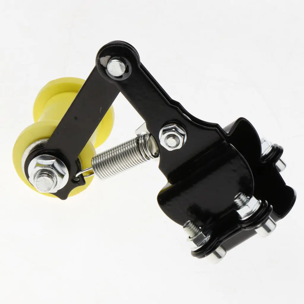 Chain Tensioner Tension Adjuster Guide Roller Slider for Dirt Bike ATV, Longest Stretch 35mm (1-3/8 inch)