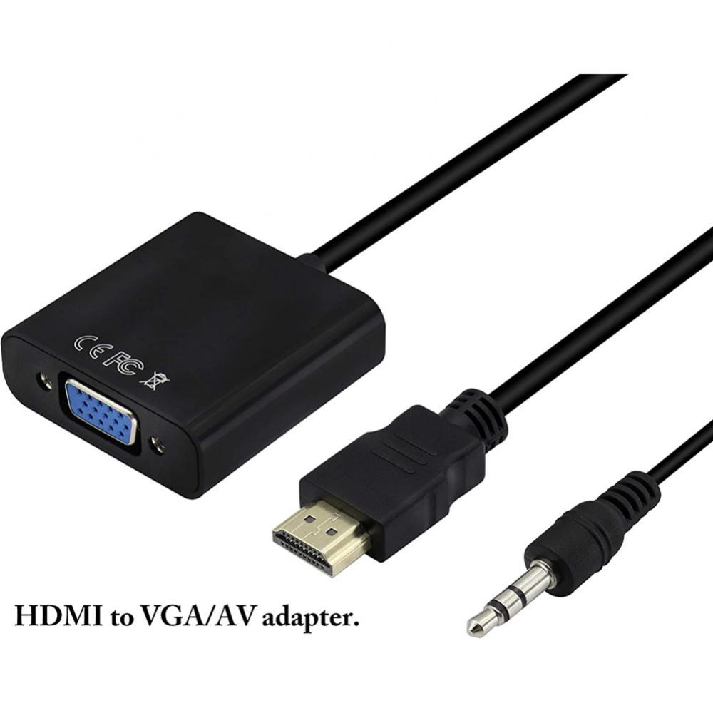 VGA Audio Adapter Cable Converter 