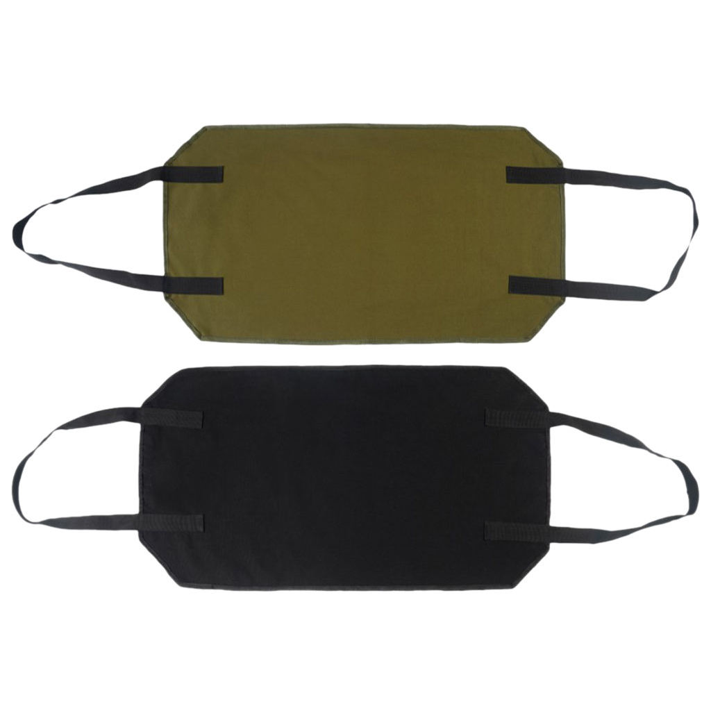 Waterproof Large Capacity Canvas Log Carrier Tote Bag Camping Picnic Outdoor Firewood Holder Storage with Handles for BBQ