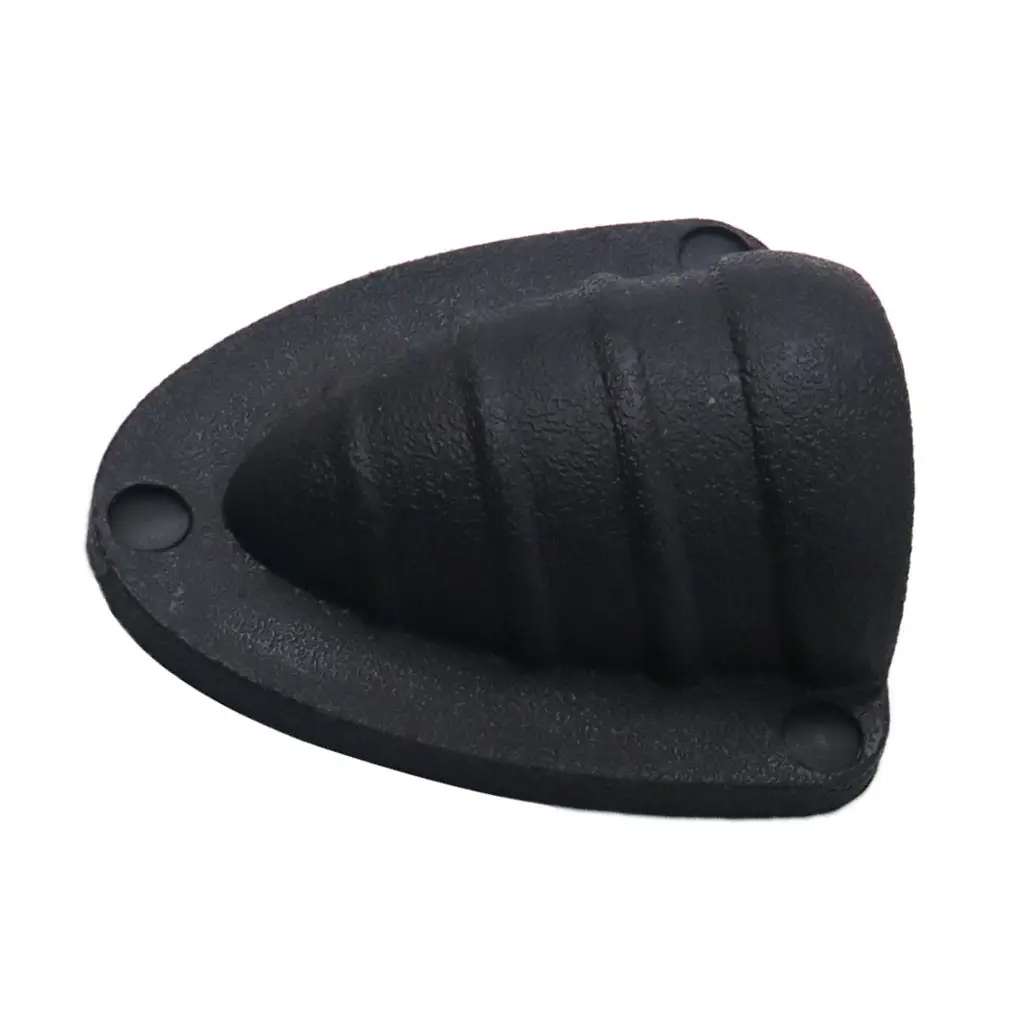 Marine Nylon Clam Shell Vent Wire Cover  Ventilation Accessories Parts - Small - Black