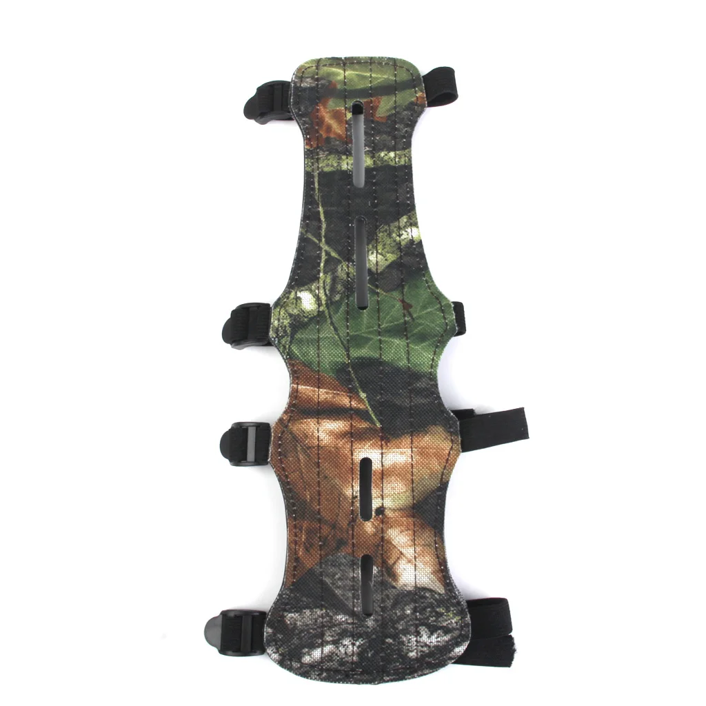 MagiDeal 1pc Archery Arm Guard Protection 4 Straps Camouflage 