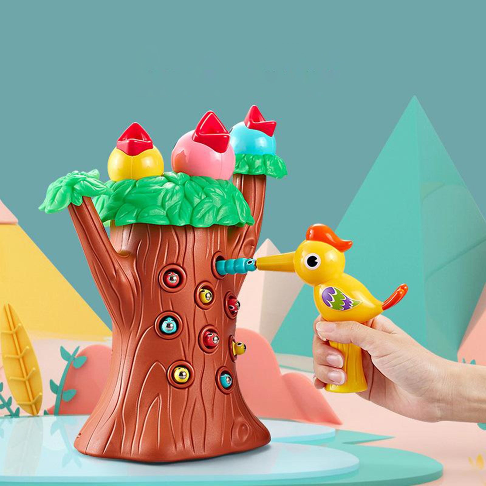 Crianças Magnético Criança Pica-pau Brinquedo Física Habilidades Emocionais Pré-escolar Brinquedos Jogos Animais 4 High Quality Brinquedos e hobbies
