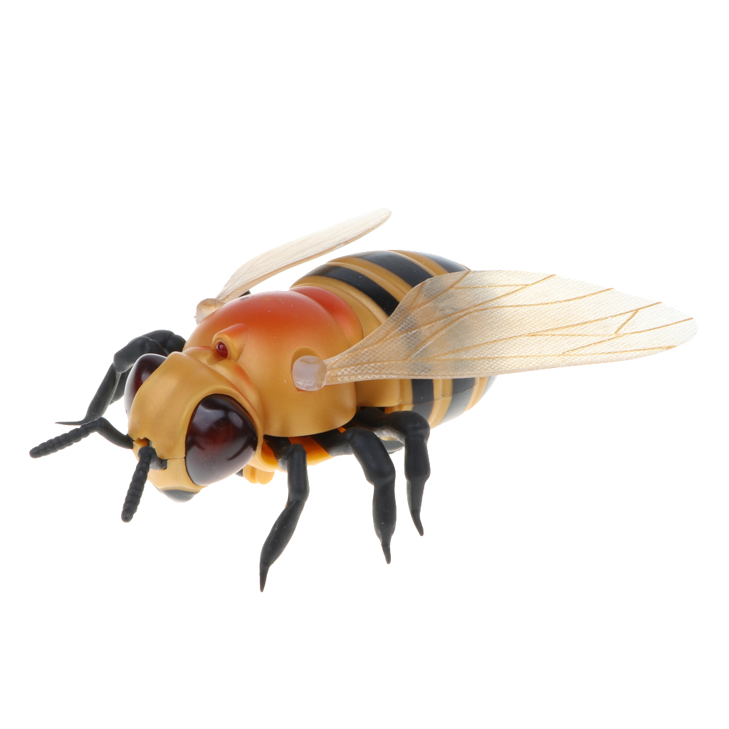 Infrared Remote Control Bee - RC Animal Fake Insect for Joke Scary Trick Toy