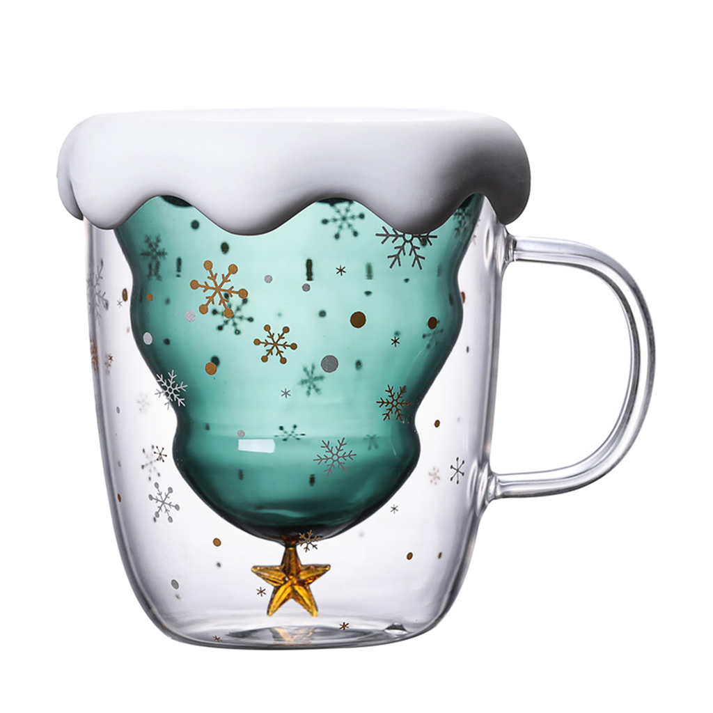 Double Wall Drinking Glasses Coffee and Tea Glass Mug Creative Espresso Milk Coffee Juice Water Crystal Cups for Office Home
