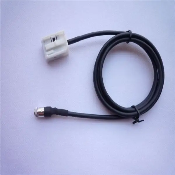 3.5mm AUX Auxiliary Audio Input Adapter Cable Cord for BMW E60 E61 E63 E64