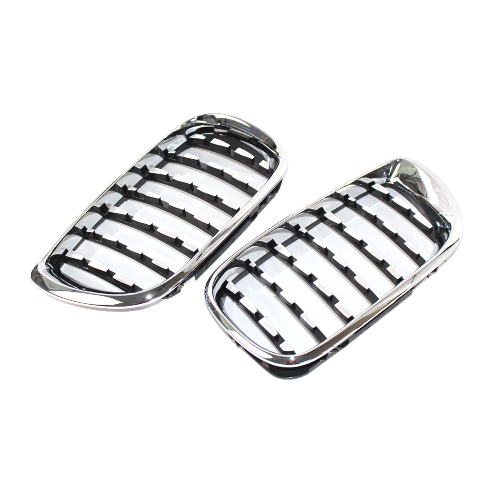 1 Pair of Car Front Kidney Grille Replace Fit for  3 Series E46 4-door 2002, 2003, 2004, 2005