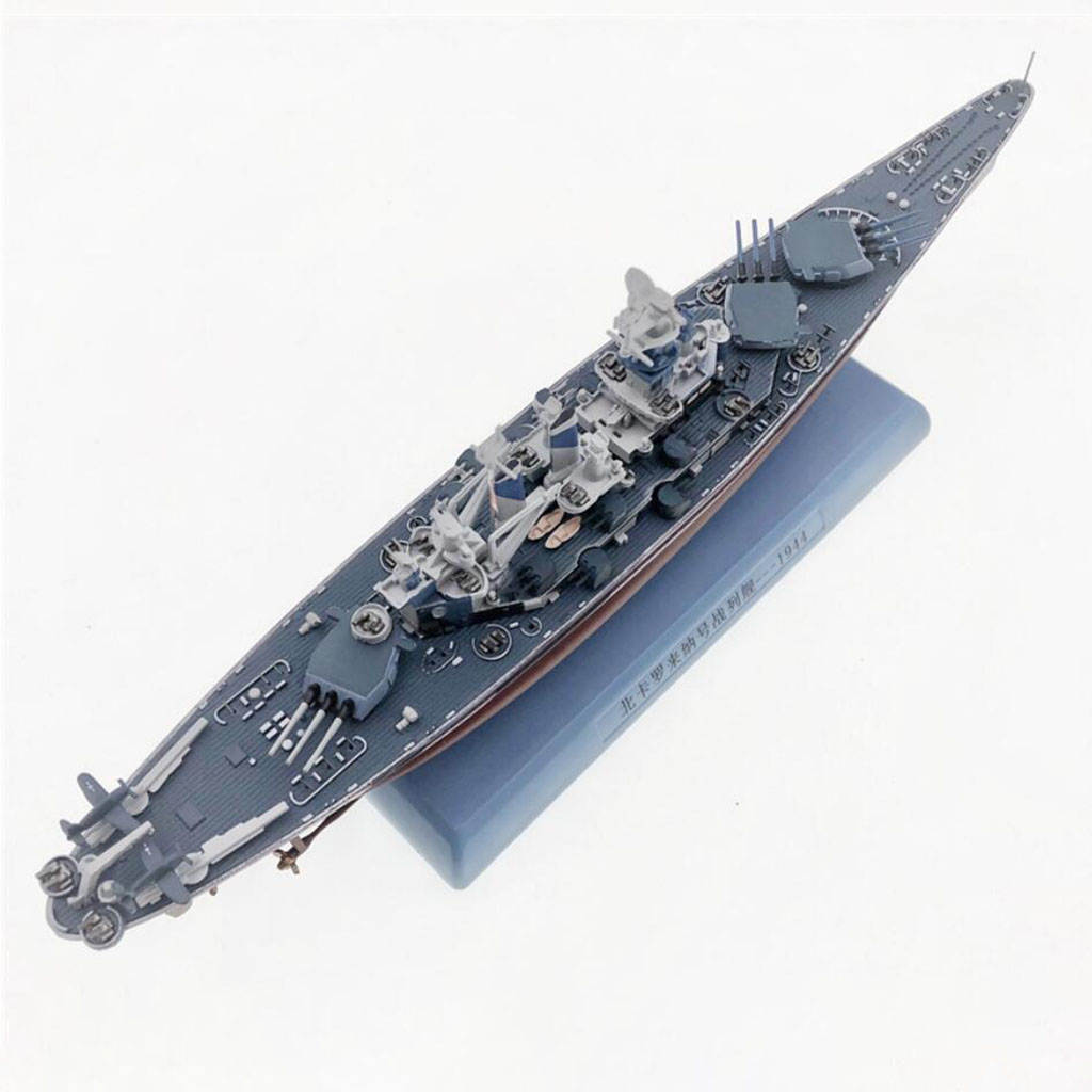 Simulation 1: 1000 Warship Model USS North Carolina (BB-55) Watercraft Model Finished Submarine Home Decor for Man Boy Souvenir