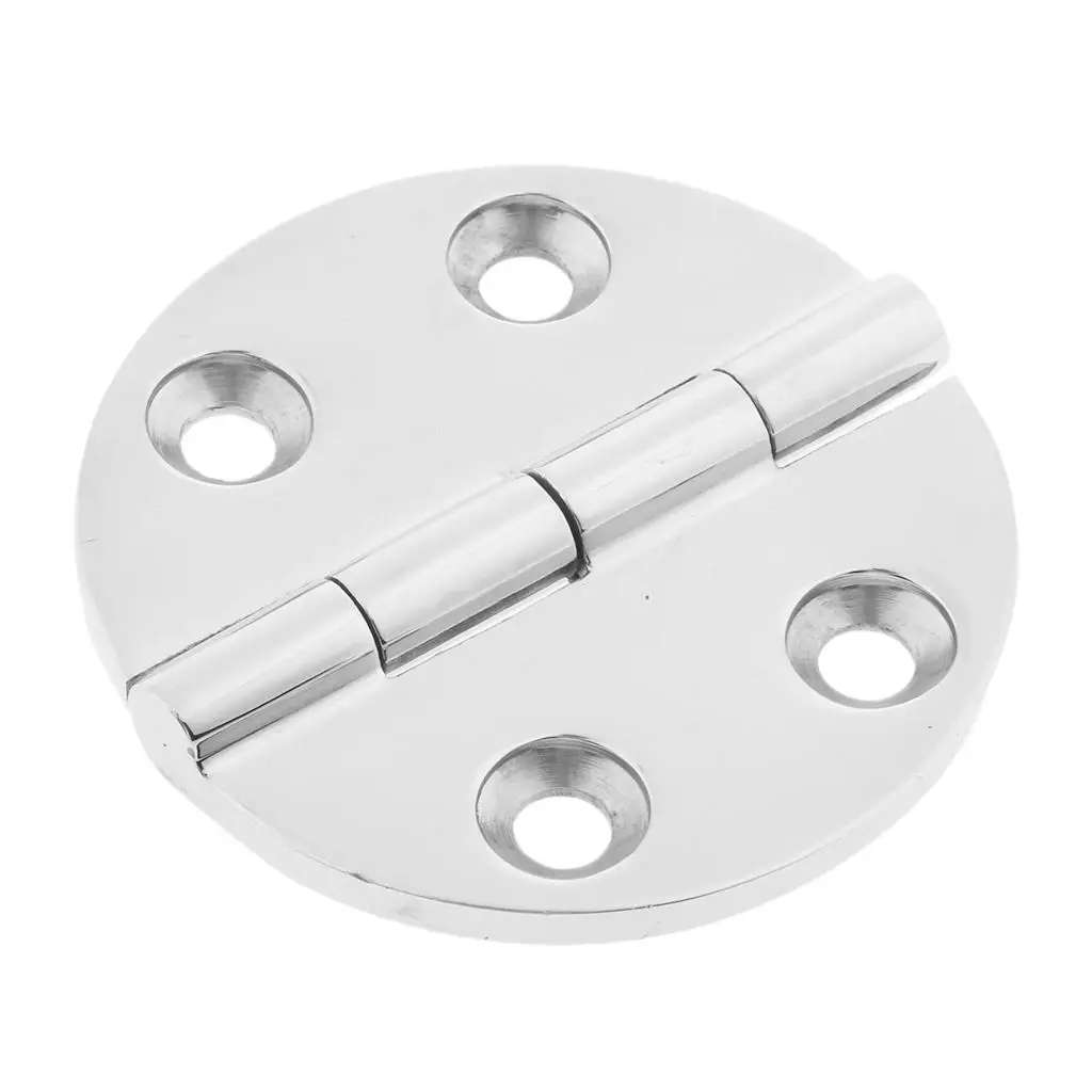 316 Stainless Steel Heavy Round Hinge 64mm 2 1/2 