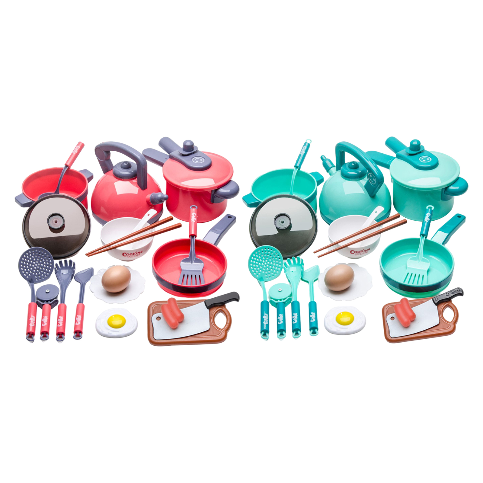 Plastic Kitchen Utensils for Pretend Play Toy Cooking Utensils for Babies