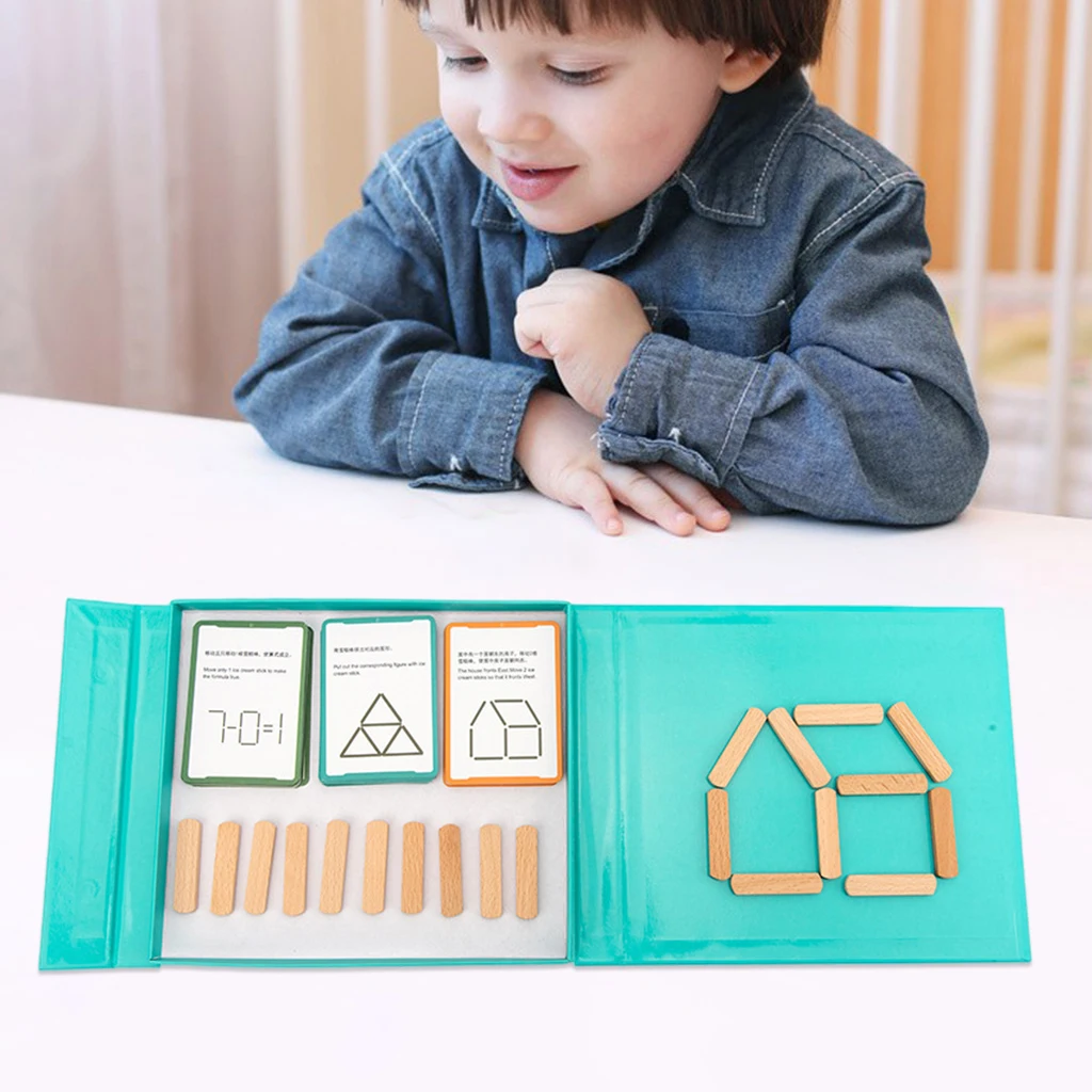 Wooden Magnetic Kids Learning Puzzle Math Educational Toys for 2 3 4 Years