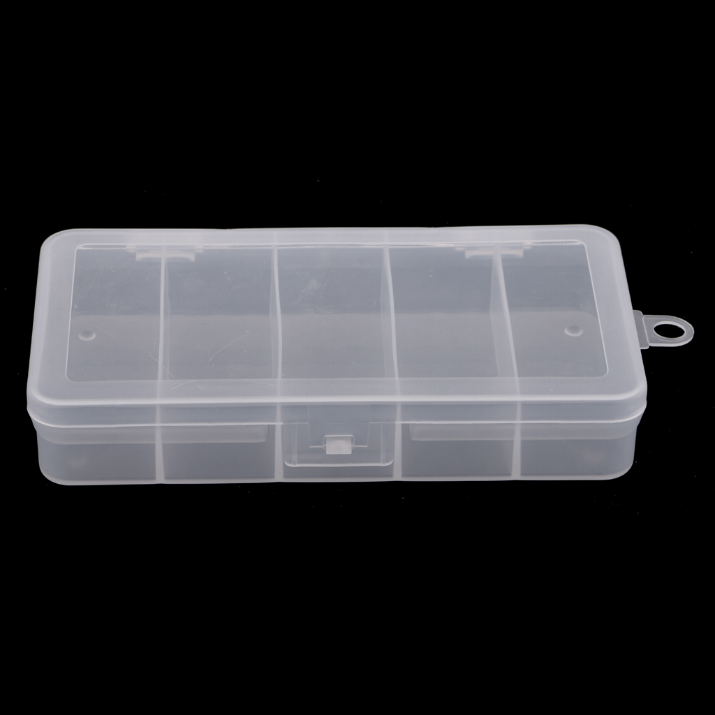 Clear Fishing Accessories Waterproof Tackle Box Storage Box 15 × 9 × 3 Cm
