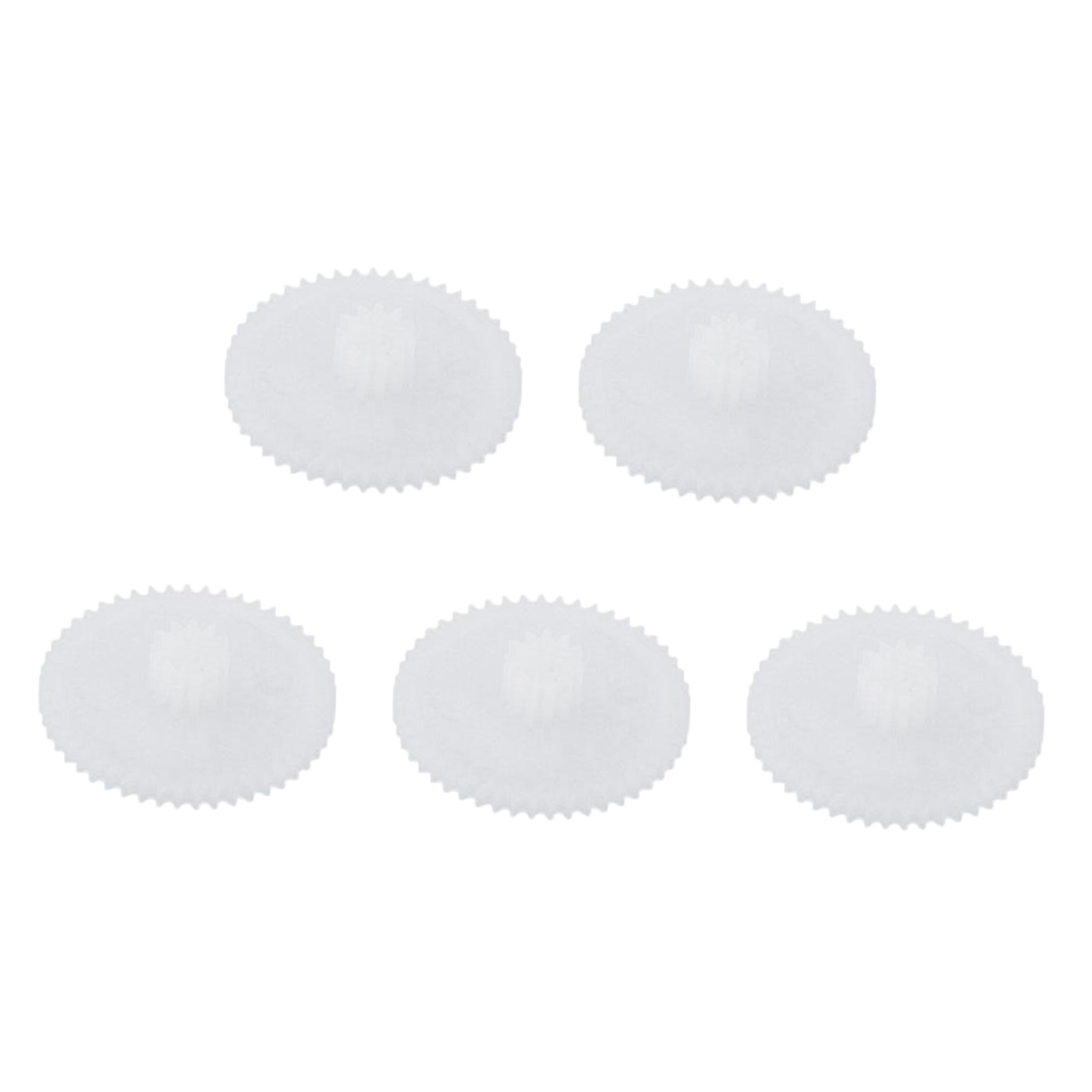 5pcs White Plastic Gears Module Accessories Set for E99 Drone DC Motor DIY Model Toys Replacement