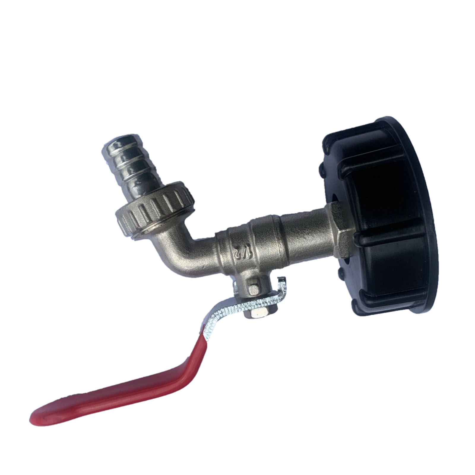 Garden IBC Tank Adapter 1/2'' Coarse Thread 15mm Water Outlet Oil Fuel Brass Outlet Water Tape Valve Fitting Parts Repalcement