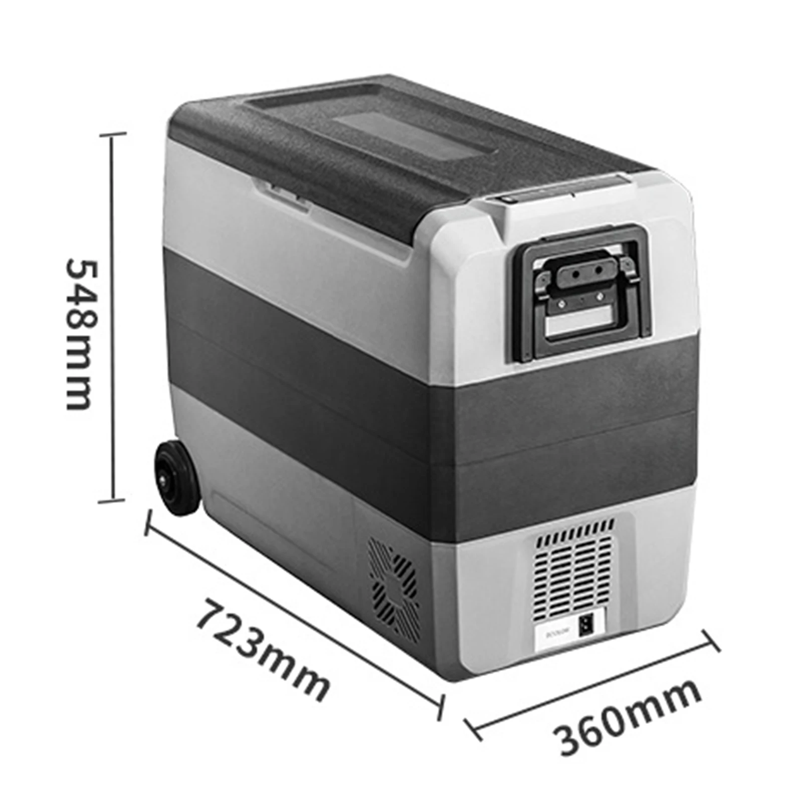Portable Freezer 12 Volt Refrigerator Fridge for Car Home 12/24V DC and 100/240V AC Electric Compressor Cooler